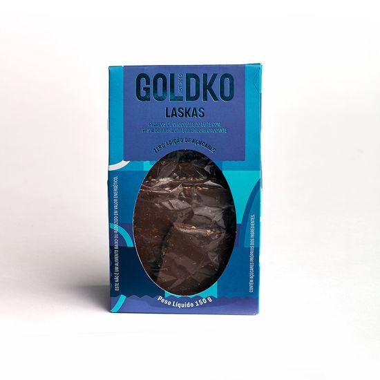 Laskas de chocolate ao leite com pasta de amendoim e amendoim crocante zero adição de açúcares 150g