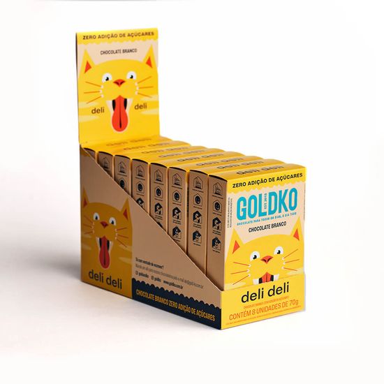 Display – Deli Deli branco zero adição de açúcares