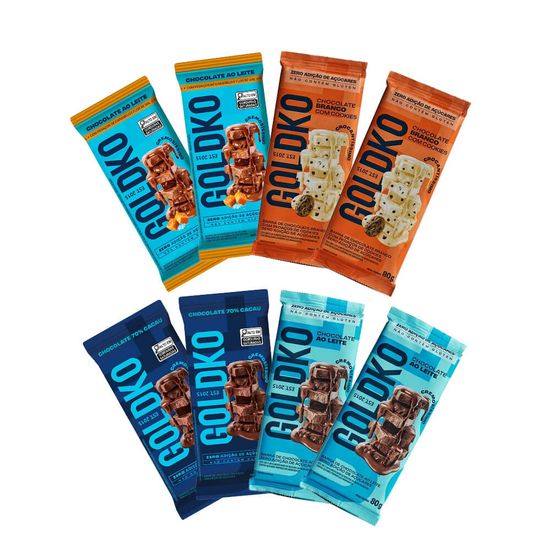 Kit Barras Mais Vendidas zero adição de açúcares