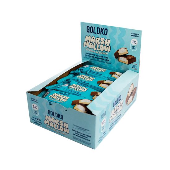Barra de Proteína Chocolate ao Leite com Marshmallow 50g - 12 Unidades