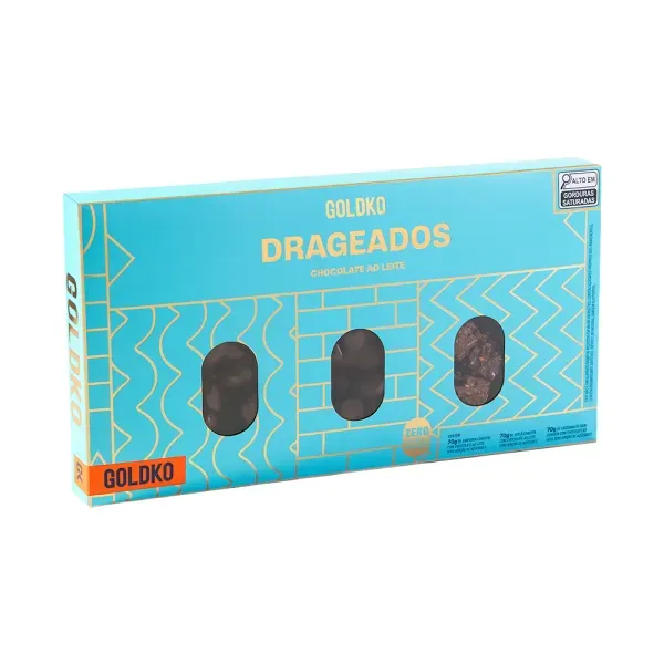 Drageado Presenteável Misto Zero Adição de Açúcares – 210g