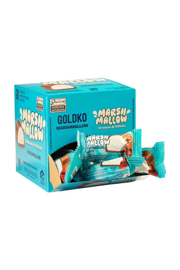 Caixa de Bombom | Ao leite + Marshmallow | GoldKo