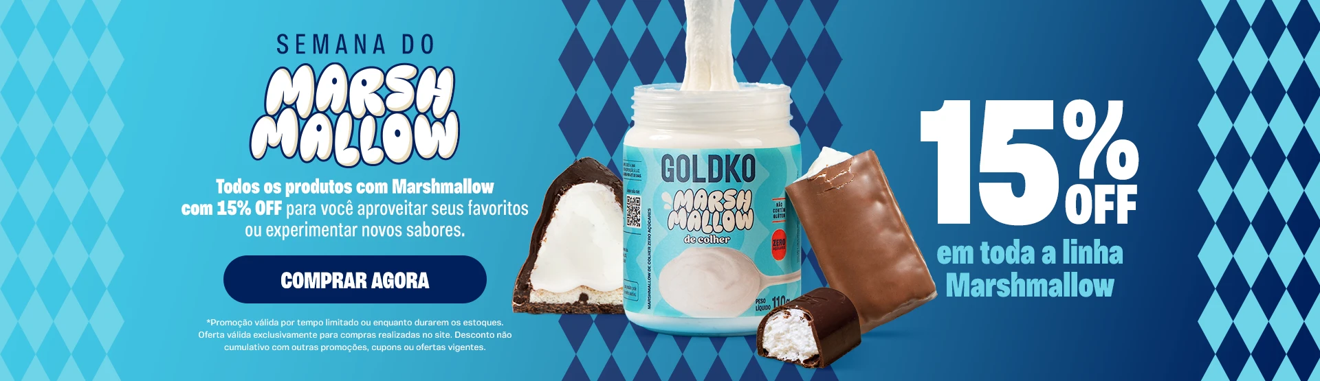 Banner semana do marshmallow