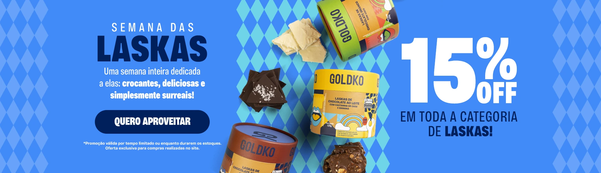 Banner promoção de laskas