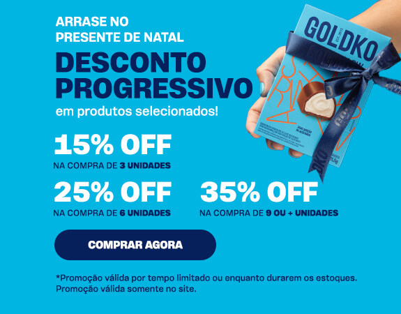 GoldKo - Chocolate para todos os dias, o dia todo